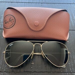 Rayban Aviators Gold